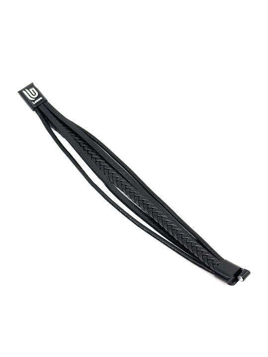 Legend Accessories Ανδρικό Βραχιόλι από Δέρμα 19cm