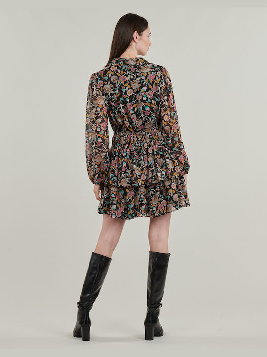 Desigual Vest Mini Dress with Ruffle