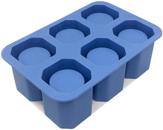 Hendi Silicone Ice Cube Tray 6 Slots Blue