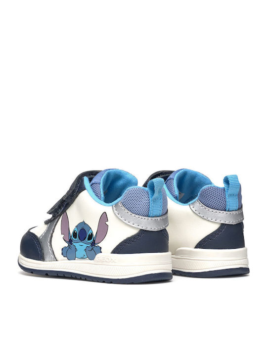 B Rishon Παιδικά Sneakers Ανατομικά με Σκρατς Navy Μπλε