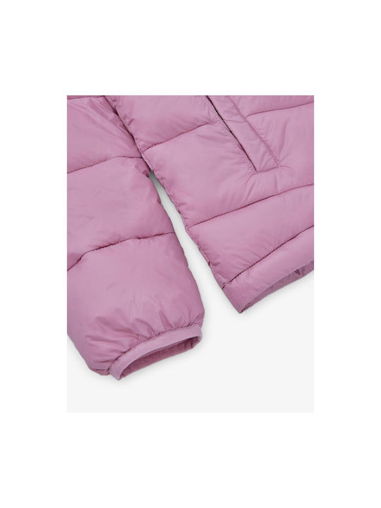 Losan Kids Quilted Jacket with Hood Light Purple