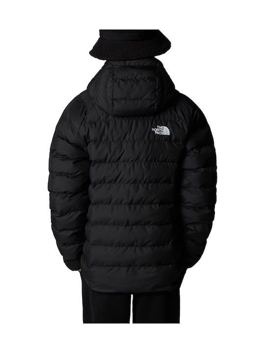 Kids' Sports Jacket Double Sided with Hood Tnf Black Perrito