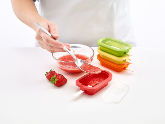 Lekue Silicone Ice Cream & Ice Lolly Baking Pan 4pcs