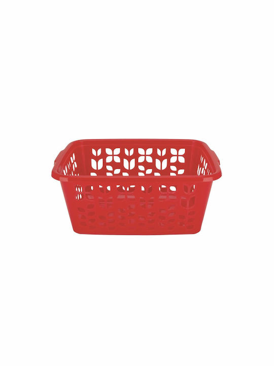 Coș De Rufe Din Plastic 20lt 48x35x20,5cm Alb