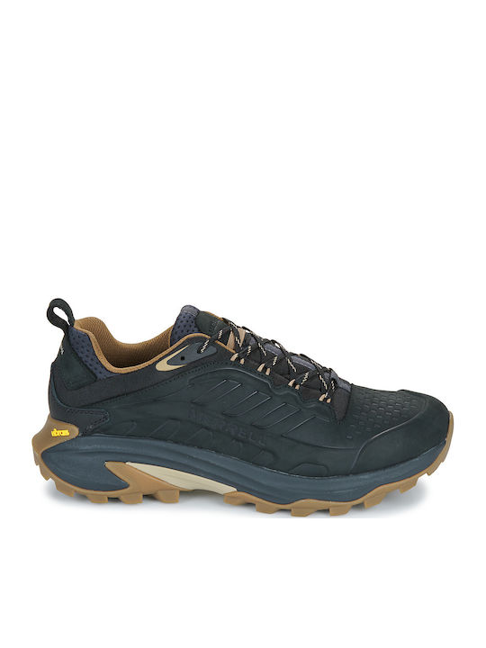 Merrell Moab Speed 2 Ανδρικά Ορειβατικά Παπούτσια Αδιάβροχα Μαύρα
