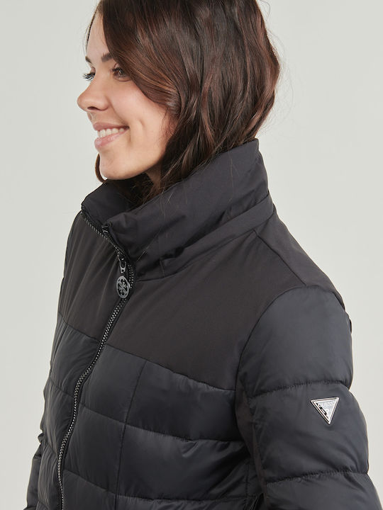 Women's Long Lifestyle Jacket for Winter Black