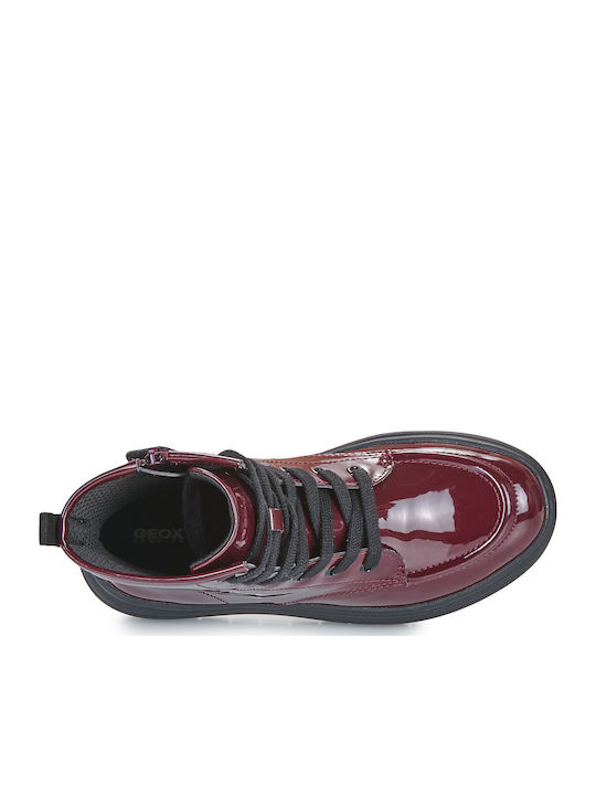 J Phaolae Kinderstiefel mit Schnürsenkeln Rote