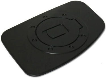 Autoaufkleber für Autotankdeckel in Schwarz Farbe 1Stück
