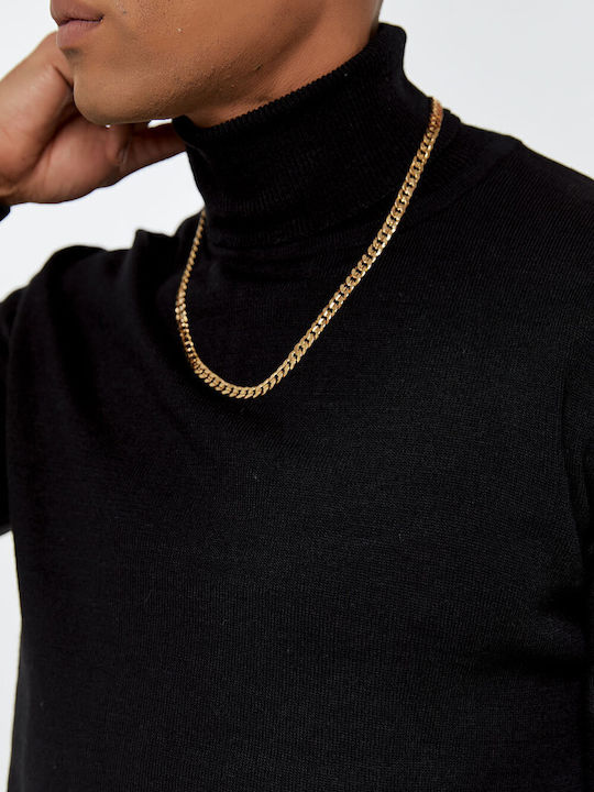 Langarm-Pullover Olive
