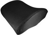 Car Memory Seat Cushion Adjustable Strap Storage Pocket Black