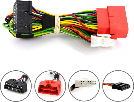 CarGuard Mufă ISO pentru mașină Ford / Lancia / Volvo / Citroen / Fiat / Iveco / Peugeot