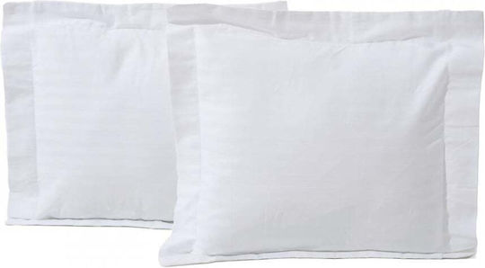 Heinner Set Oxford White Pillowcases 70x70cm Heinner Set Oxford White Pillowcases 70x70cm