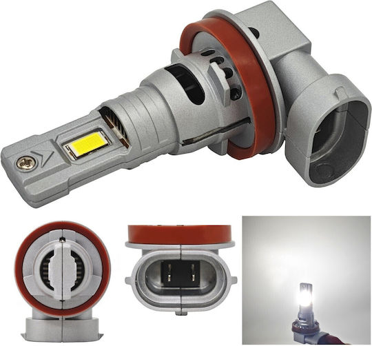 Λάμπες Αυτοκινήτου H11 / H16 Canbus LED 5000K Ψυχρό Λευκό 12V / 10V / 16V 2τμχ