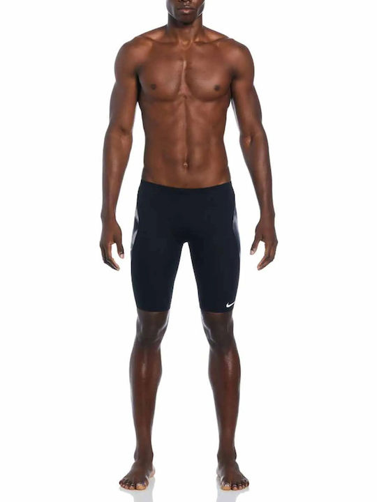 Nike Hydrastrong Ανδρικό Αγωνιστικό Jammer Μαγιό Κολύμβησης Μαύρο