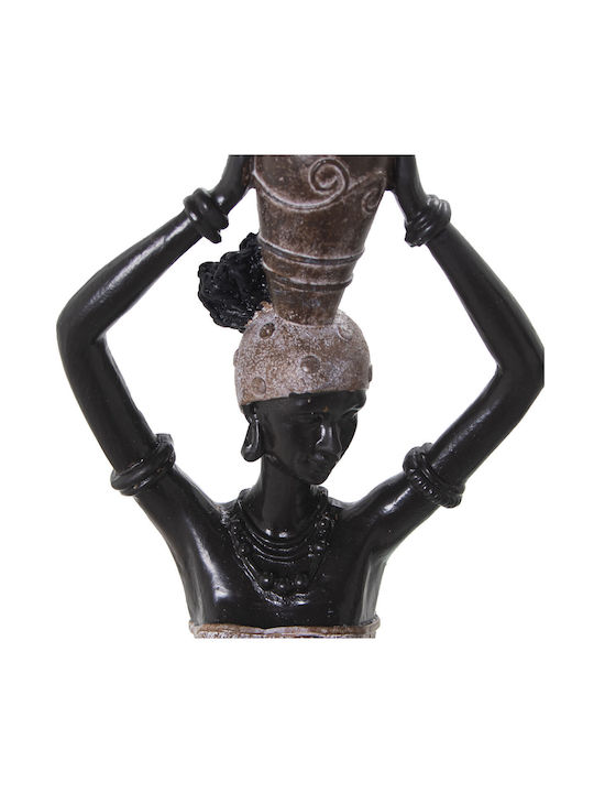 Decorative Figure Alexandra House Living Brown Plastic African Woman 9 X 12 X 42 Cm