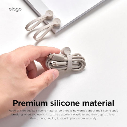 Elago Magnetic Kabelclips-Organizer 3Stück Gray