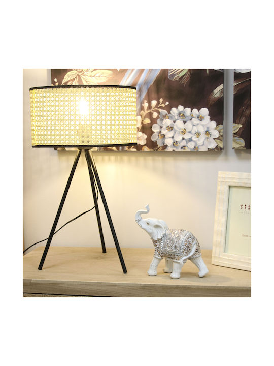 Figurină Decorativă Alexandra House Living Elefant Alb din Plastic 10 X 22 X 21 Cm