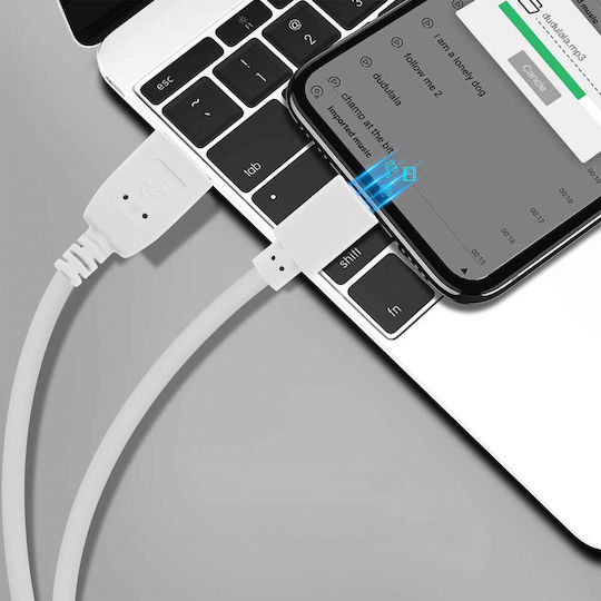 Apple USB Lightning Lade- & Synchronisationskabel Schnellladung 2.0 1,2m Weiß