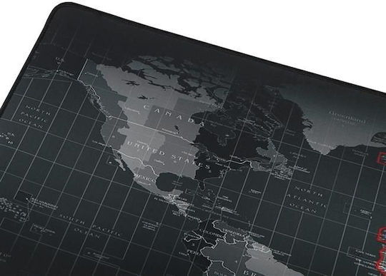 Mouse Pad Zola Rubberized Gaming World Map 90 X 40 Cm