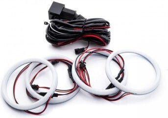 Στεφάνι Angel Eye Φαναριού Αυτοκινήτου 12V BMW E90 Λευκό Χρώμα