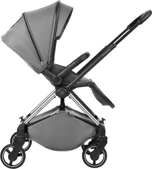 Kikka Boo Lanah Adjustable 3 in 1 Baby Stroller Suitable for Newborn Grey