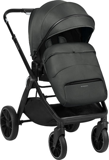 Tiffany Adjustable 3 in 1 Baby Stroller Suitable for Newborn Dark Grey 12.5kg