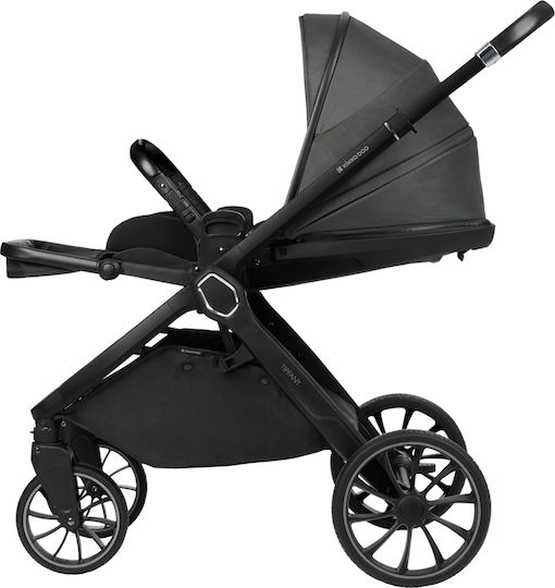 Tiffany Adjustable 3 in 1 Baby Stroller Suitable for Newborn Dark Grey 12.5kg
