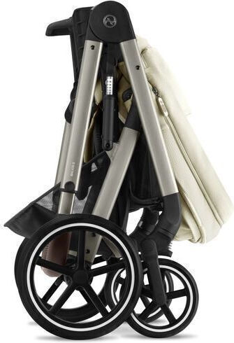 Cybex Eos Lux TPE B Καρότσι Μωρού Kατάλληλο για Nεογέννητο Seashell Beige | Light Beige 13kg