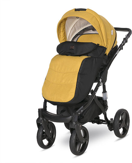 Lorelli Rimini Premium Бебешка количка 2 в 1 Жълт