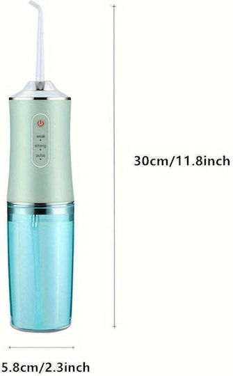Professional Portable Oral Irrigator 4 Accessories and 3 Cleaning Modes 220ml