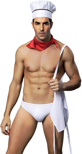 Sexy Ανδρικό Body Λευκό