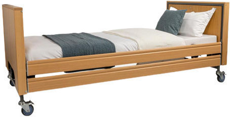 Tecfor Care Ecofit Elektrisch / Handbuch Polyeder Krankenhausbett mit Seitenleiste / Matratze / Räder / Bremsen