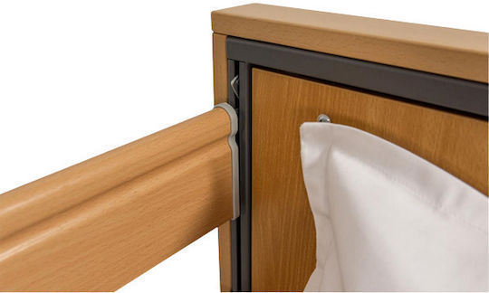 Tecfor Care Ecofit Elektrisch / Handbuch Polyeder Krankenhausbett mit Seitenleiste / Matratze / Räder / Bremsen