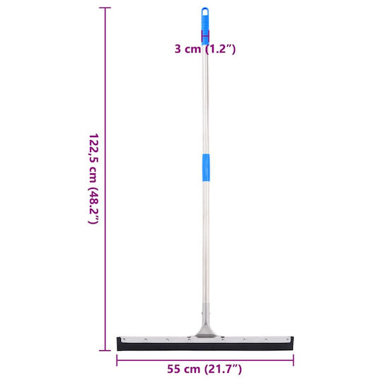 vidaXL Αξεσουάρ Καθαρισμού από Πλαστικό 122.5x55cm 4008385