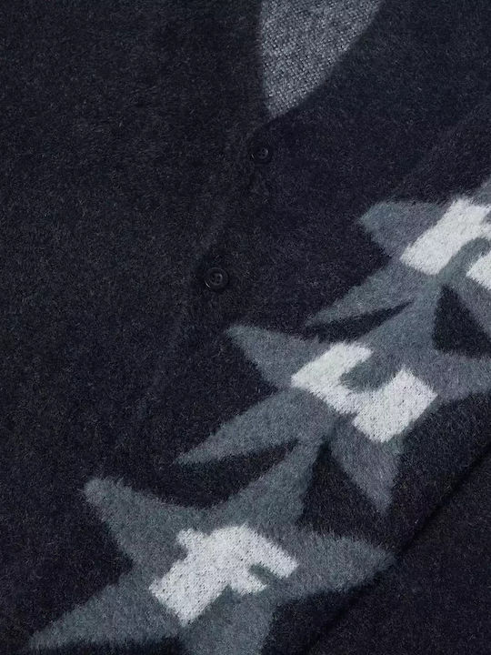 Ursa Men's Knitted Cardigan Pesto