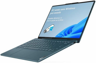 Lenovo Yoga 7 2-in-1 14IML9 14" Ecran tactil (Ultra 7-155U/16GB/512GB SSD/Fără OS) Tidal Teal (Tastatură FR)