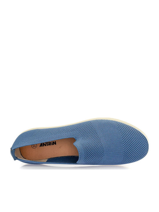 Ανατομικά Γυναικεία Slip-On Πάνινα Μπλε