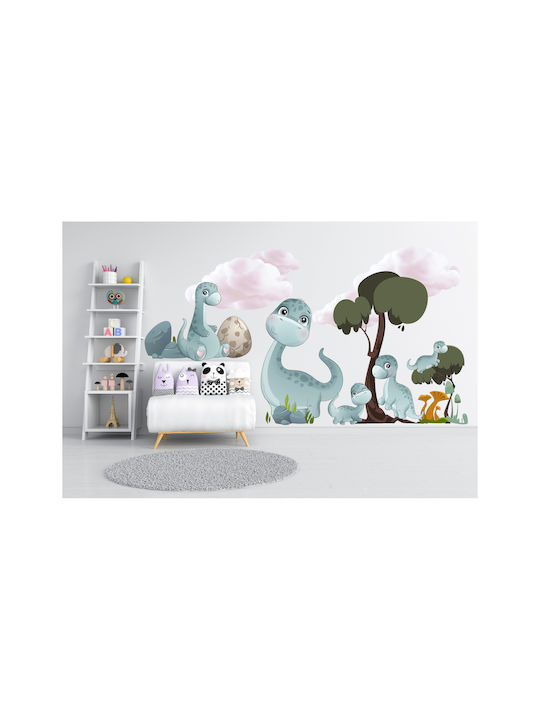 Autocolante Decor Pastel Dinozauri pentru Camera Copiilor 100x200
