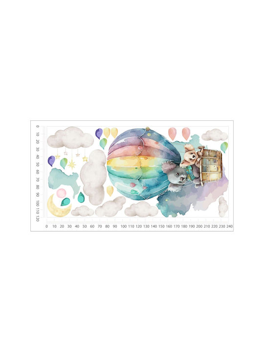 Детски стикери за стена Кoала Дъга Балон 120x240
