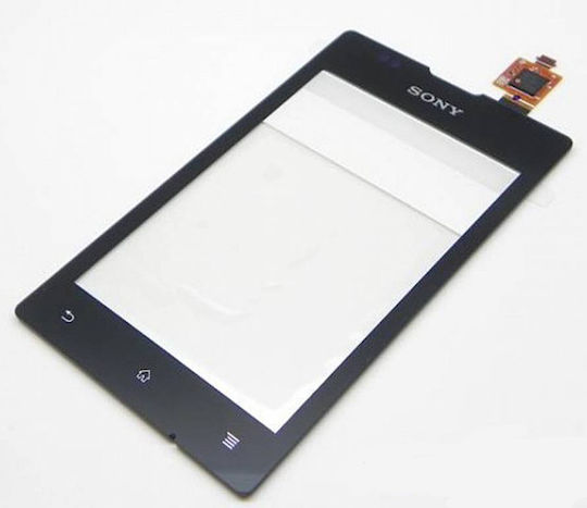 Мобилни телефони с докосваеми панели за Sony Xperia C1505 (Черен)