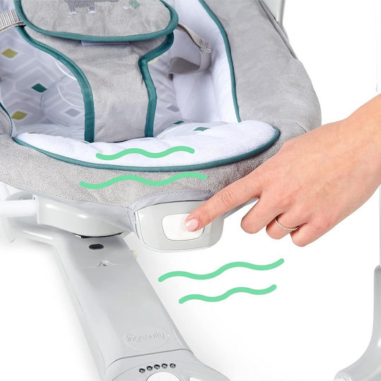 Ingenuity Elektrisch Baby Relax Schaukel ConvertMe Swing 2 Gray