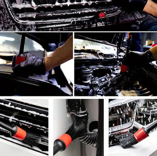 Set De Curățare Pentru Materiale Plastice Pentru Interior - Tabloul De Bord Auto Cu 19 Bucăți