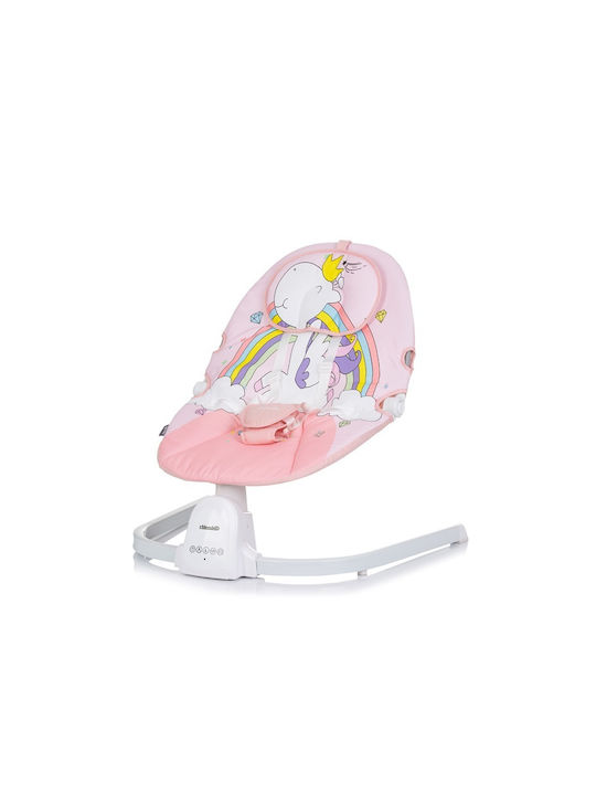 Chipolino Electric Baby Relax Swing with Music Pink for Child up to 9kg