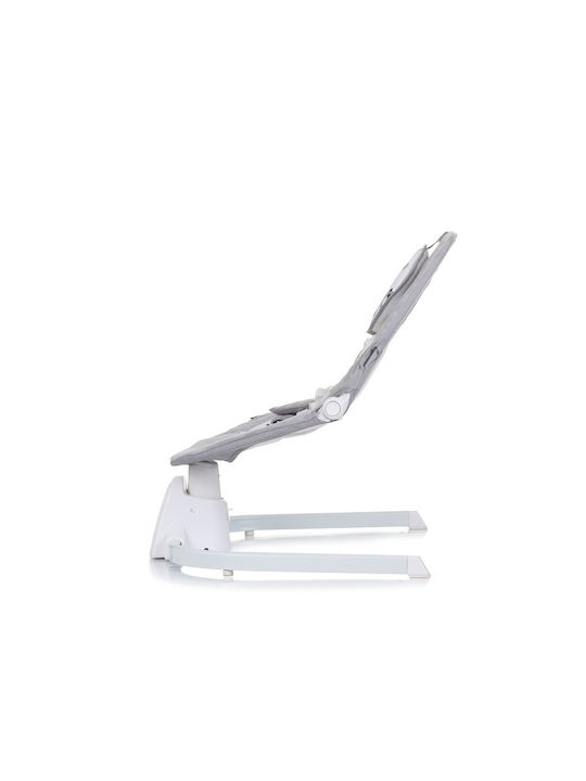 Chipolino Electric Relax pentru Bebeluși Leagăn Oasis cu Muzică Gri pentru Copil până la 9kg