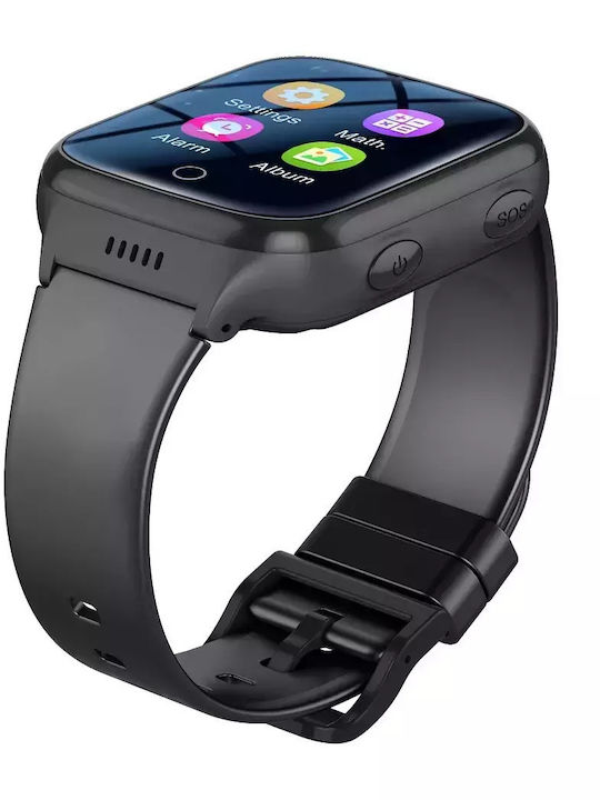 Nubi Παιδικό Smartwatch 4G με GPS & Κάμερα Μαύρο