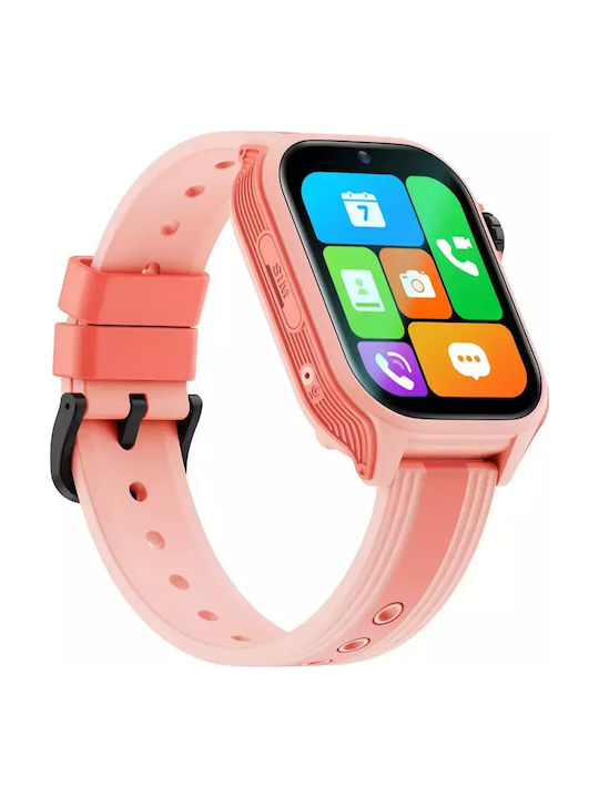 Nubi Παιδικό Smartwatch 4G με GPS & Κάμερα Ροζ