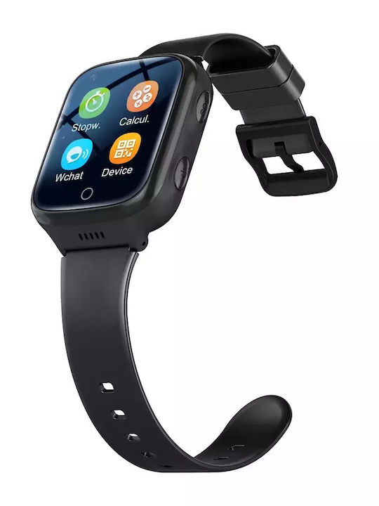 Nubi Παιδικό Smartwatch 4G με GPS & Κάμερα Μαύρο