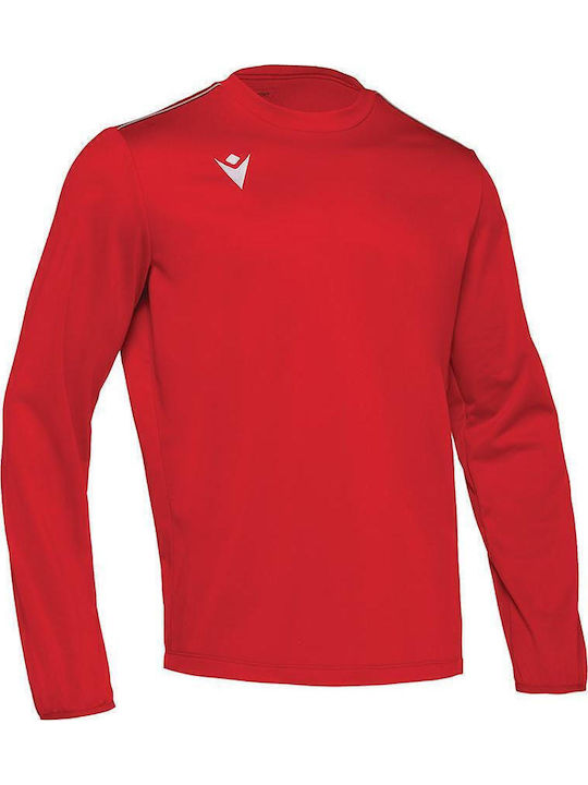 Salzach Long Sleeve Athletic Blouse Red