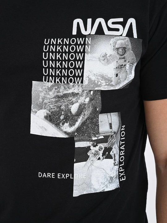 Nasa T-shirt Marine Black