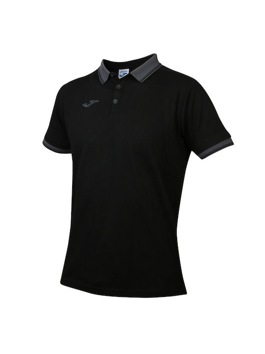 Joma Bali II Men's Short Sleeve Blouse Polo Black